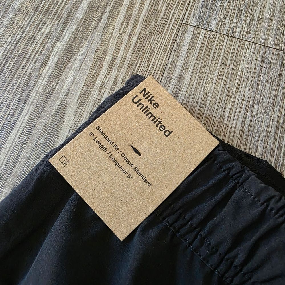 Nike Unlimited Dri-FIT 5" Unlined Versatile Training Shorts Black DV9336-010 S - Picture 13 of 13
